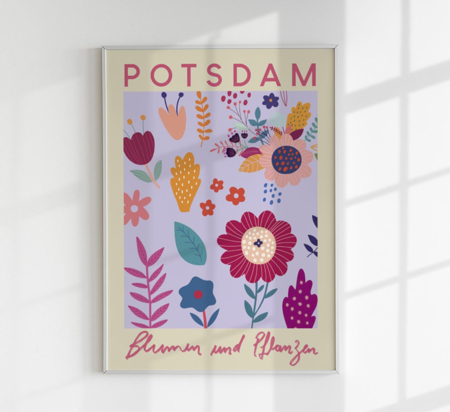 Potsdam Flower Market Poster