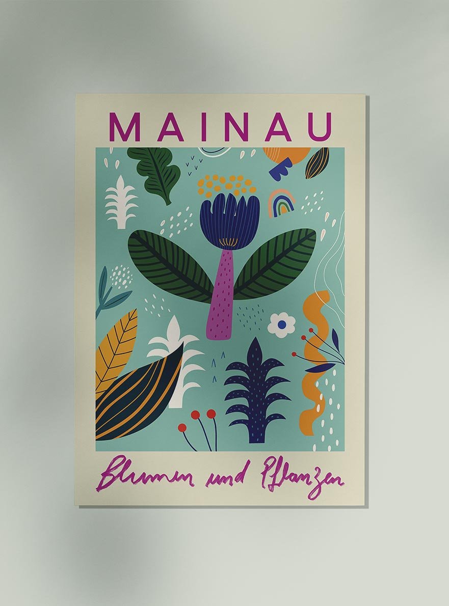Mainau Flower Market Poster