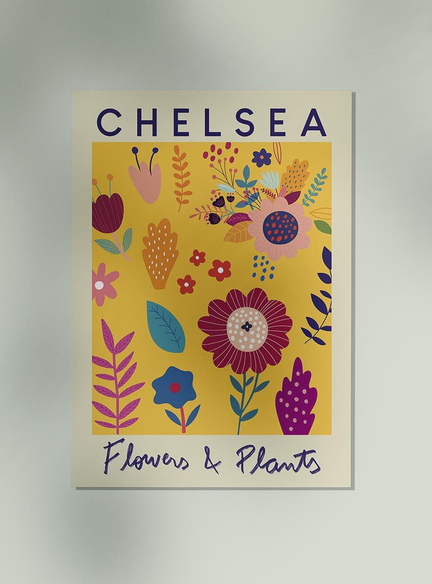Chelsea Flower Market Poster