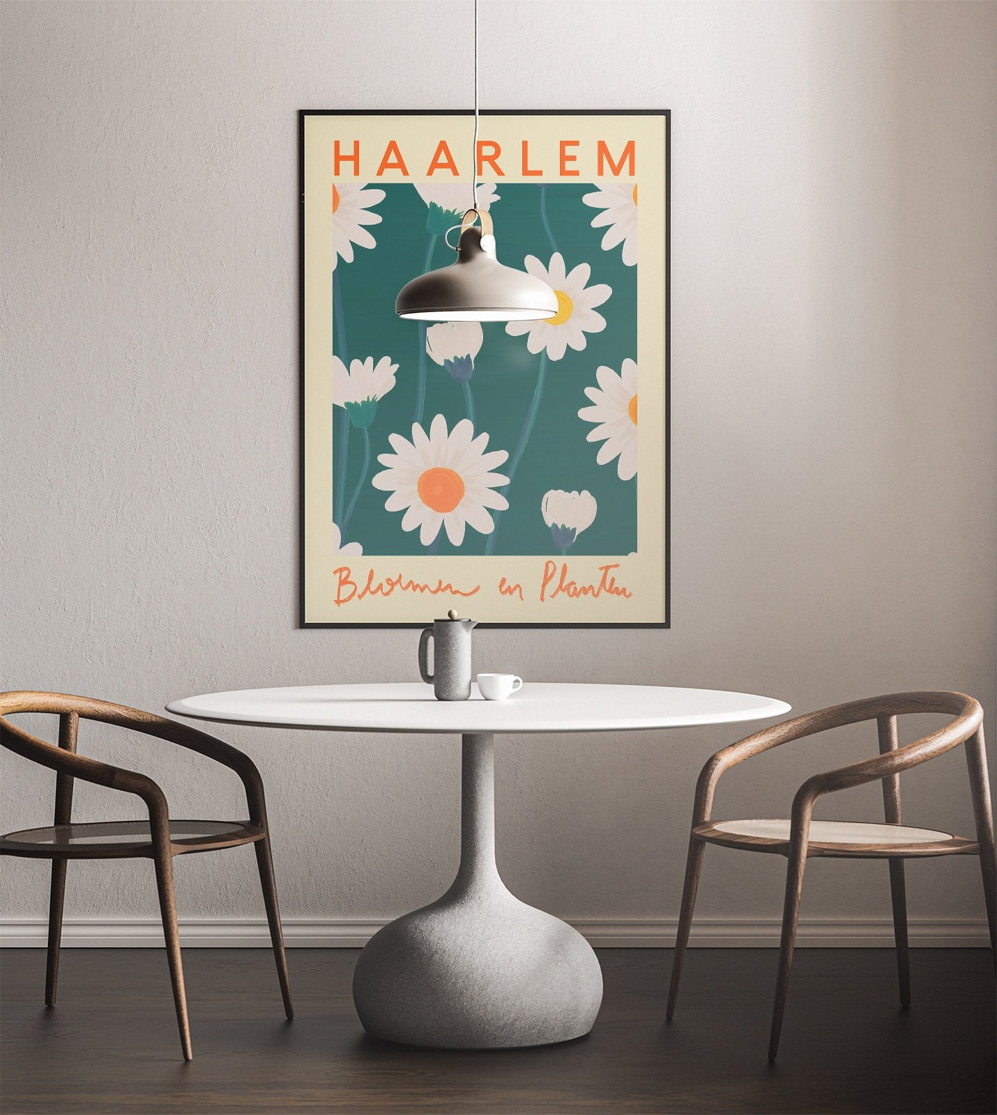 Haarlem Flower Market Poster