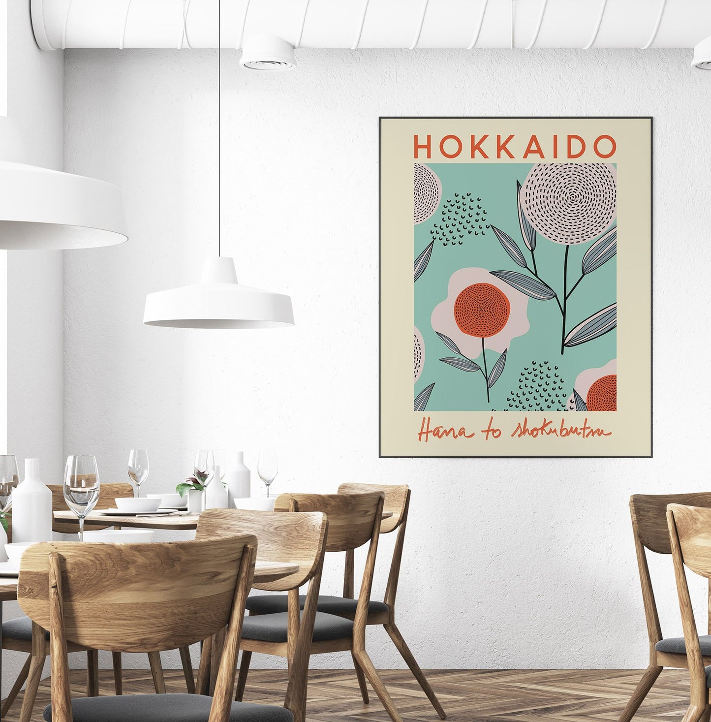 Hokkaido Flower Market Poster