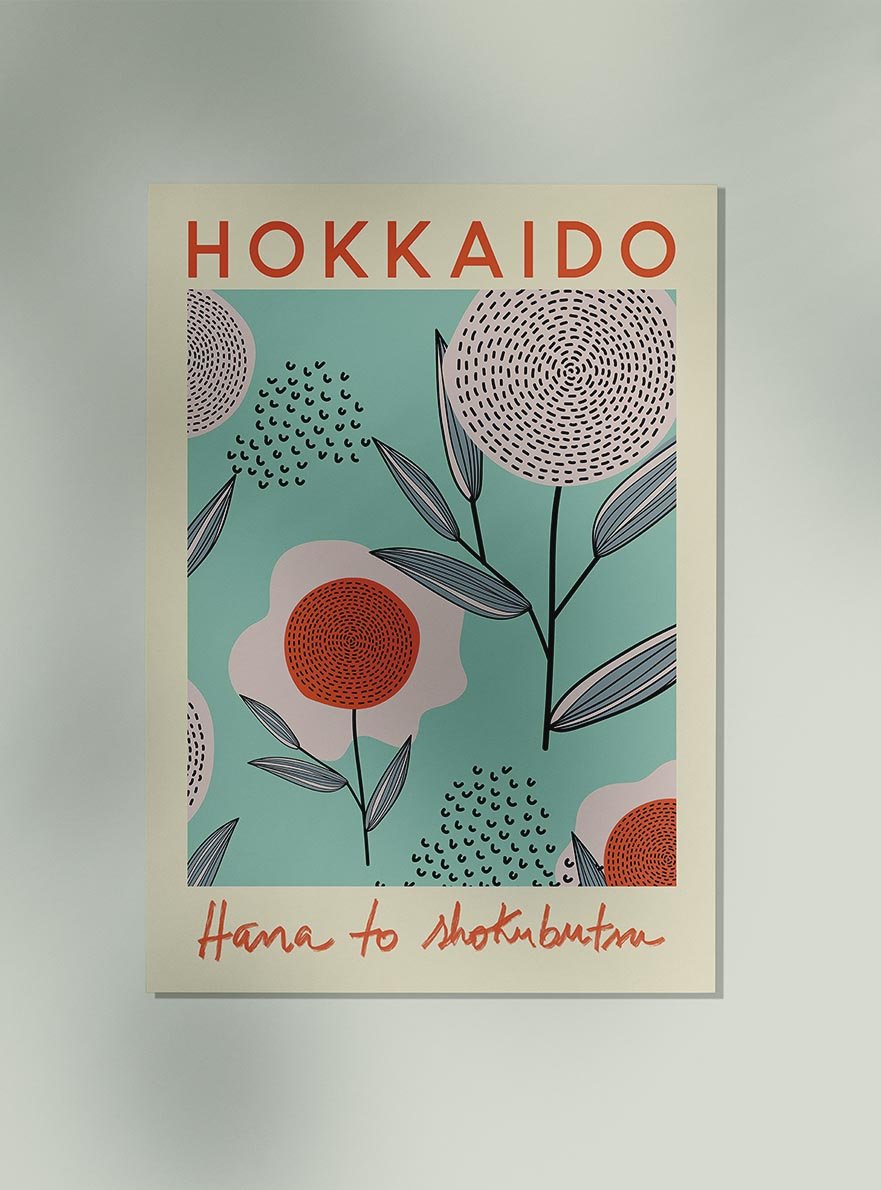 Hokkaido Flower Market Poster