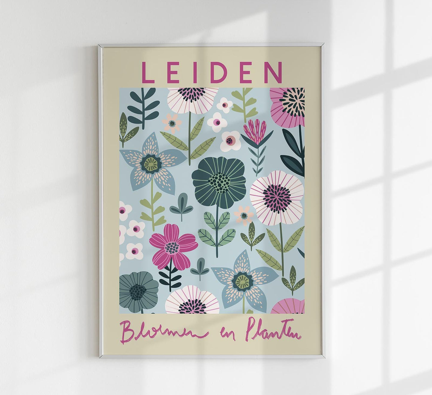 Leiden Flower Market Poster