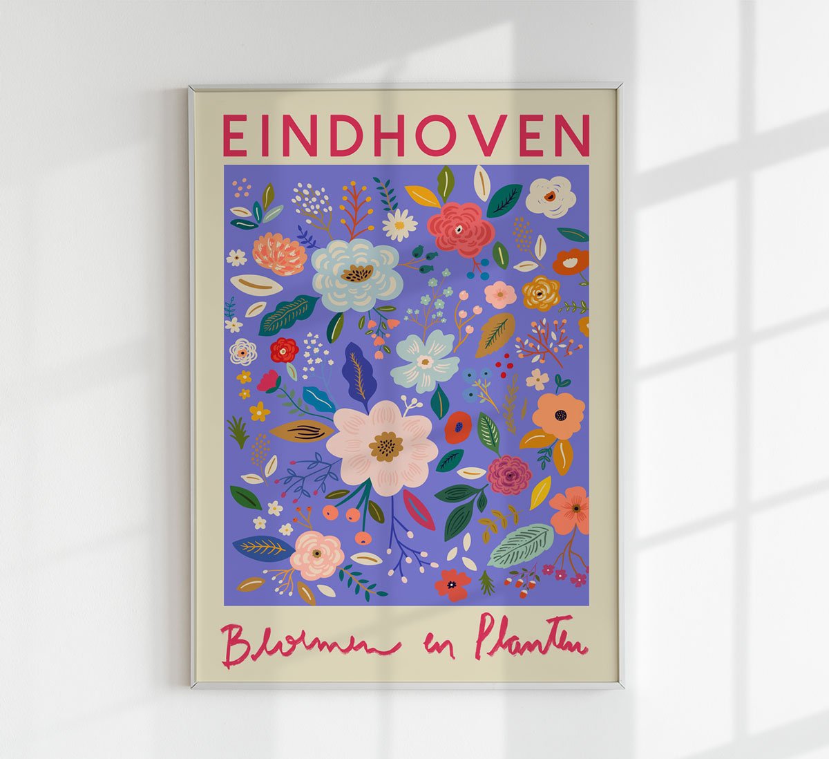 Eindhoven Flower Market Poster
