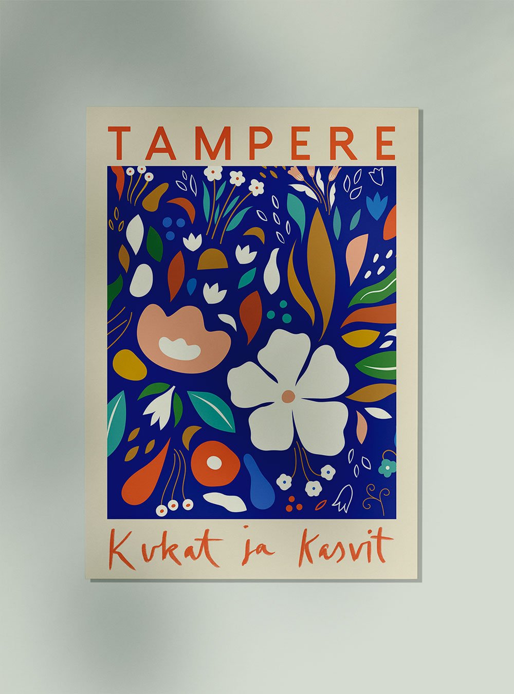 Tampere Flower Market Poster