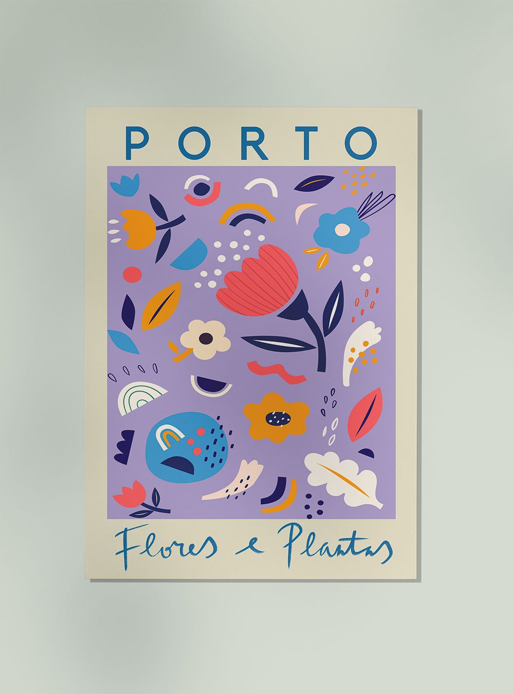 Porto Flower Market Poster
