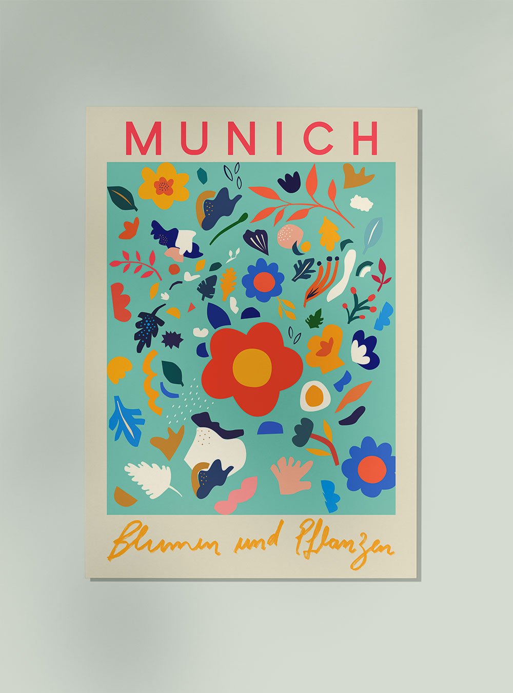 Munich Flower Market Poster