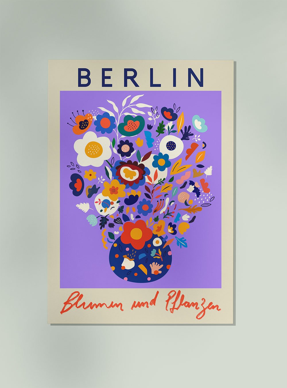 Berlin Flower Market Poster