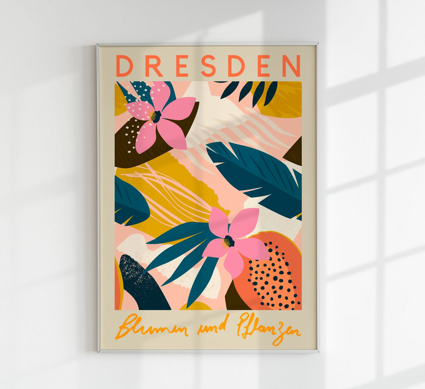Dresden Flower Market Poster