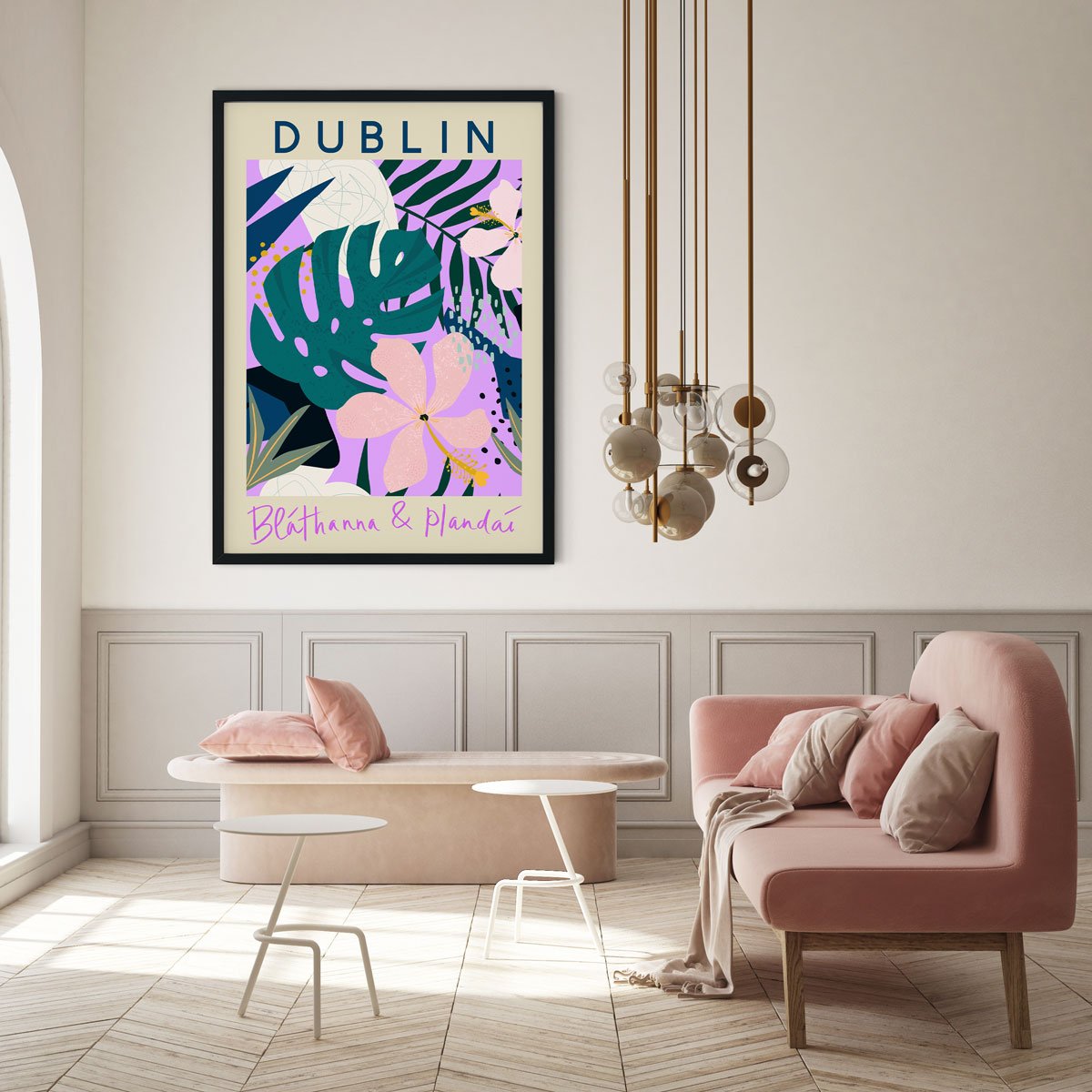 Dublin Flower Market Poster