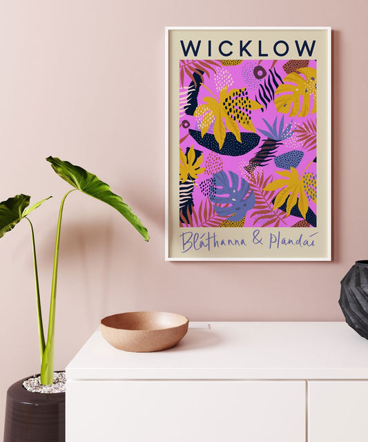 Wicklow Flower Market Poster