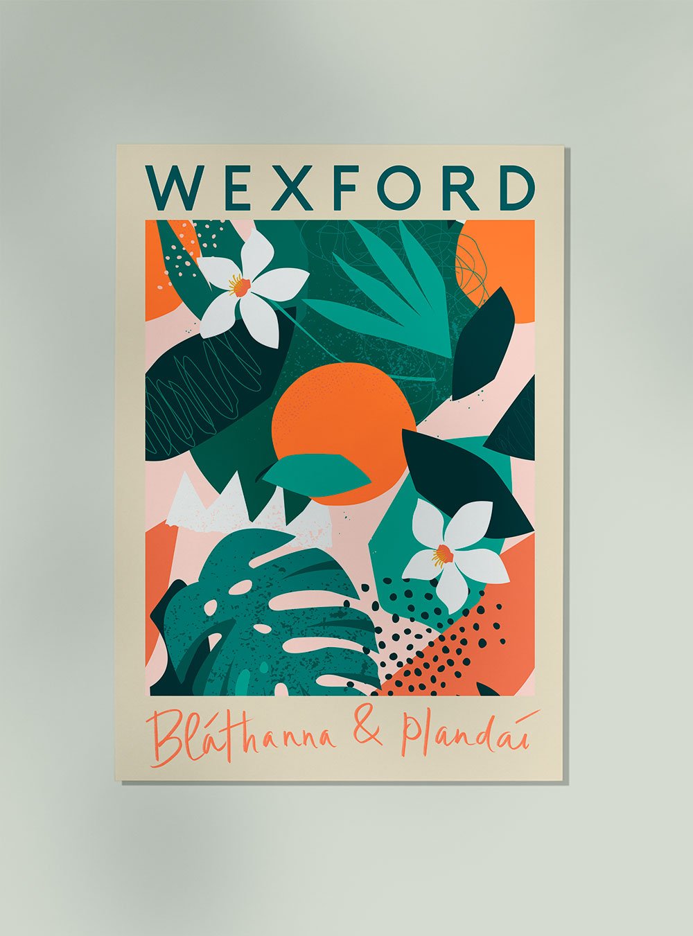Wexford Flower Market Poster