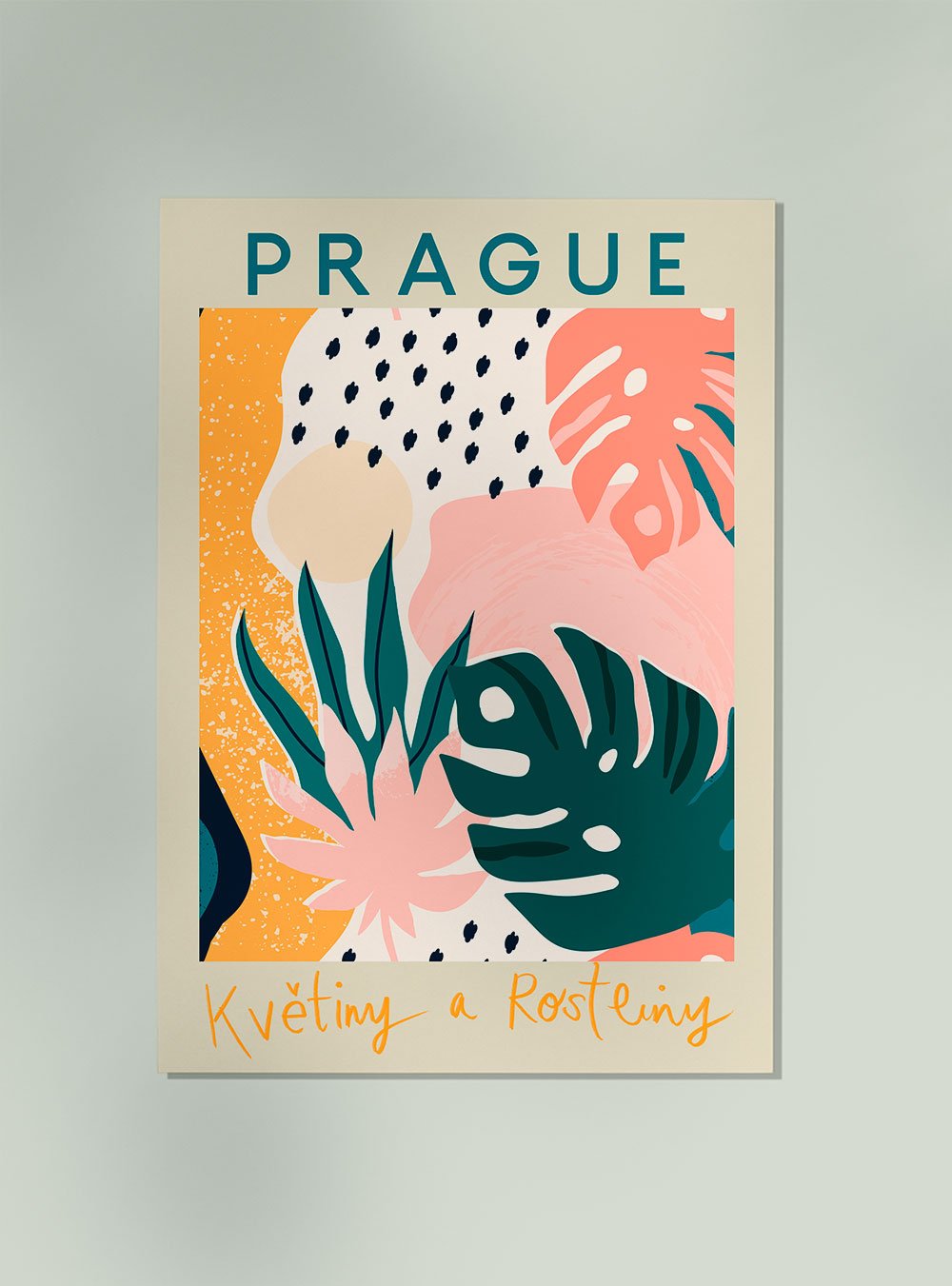 Prague Flower Market Poster