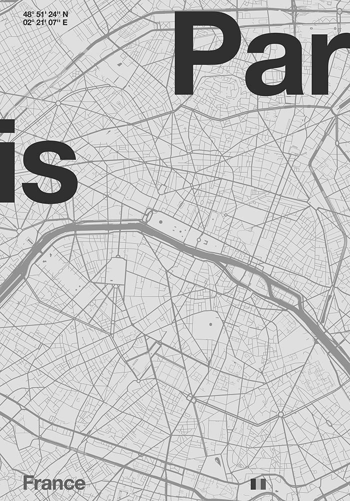 Paris Map by Florent Bodart