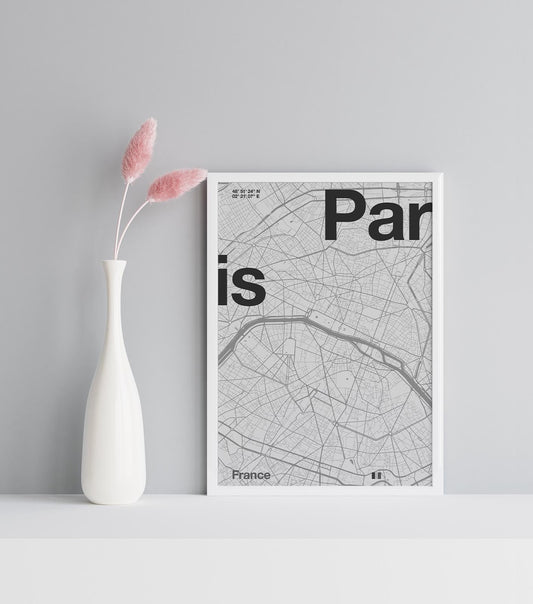 Paris Map by Florent Bodart