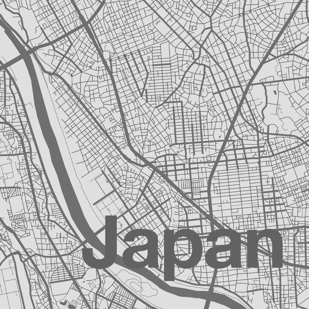 Tokyo Map by Florent Bodart