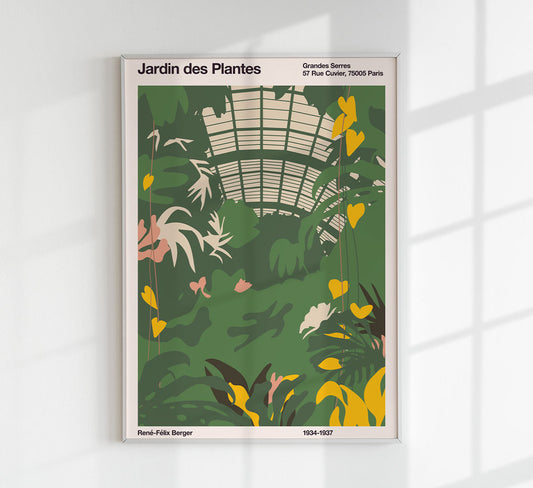 Grandes Serres du Jardin des PlantesArt Print by Florent Bodart