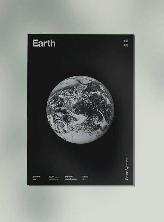 Earth Art Print by Florent Bodart