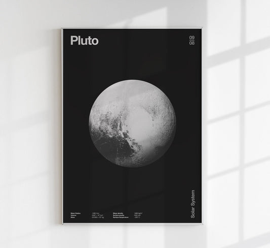 Pluto Art Print by Florent Bodart