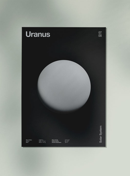 Uranus Art Print by Florent Bodart