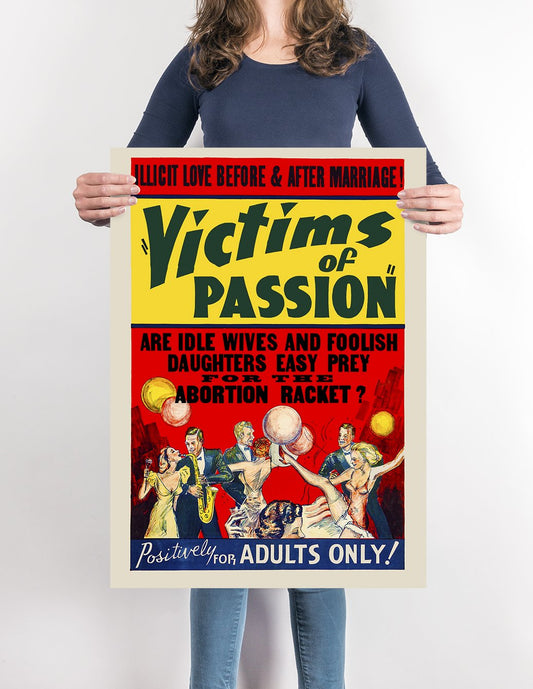 Victims of Passion Retro Movie Poster