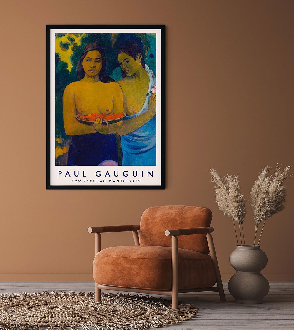 Two Tahitian Women by Paul Gauguin