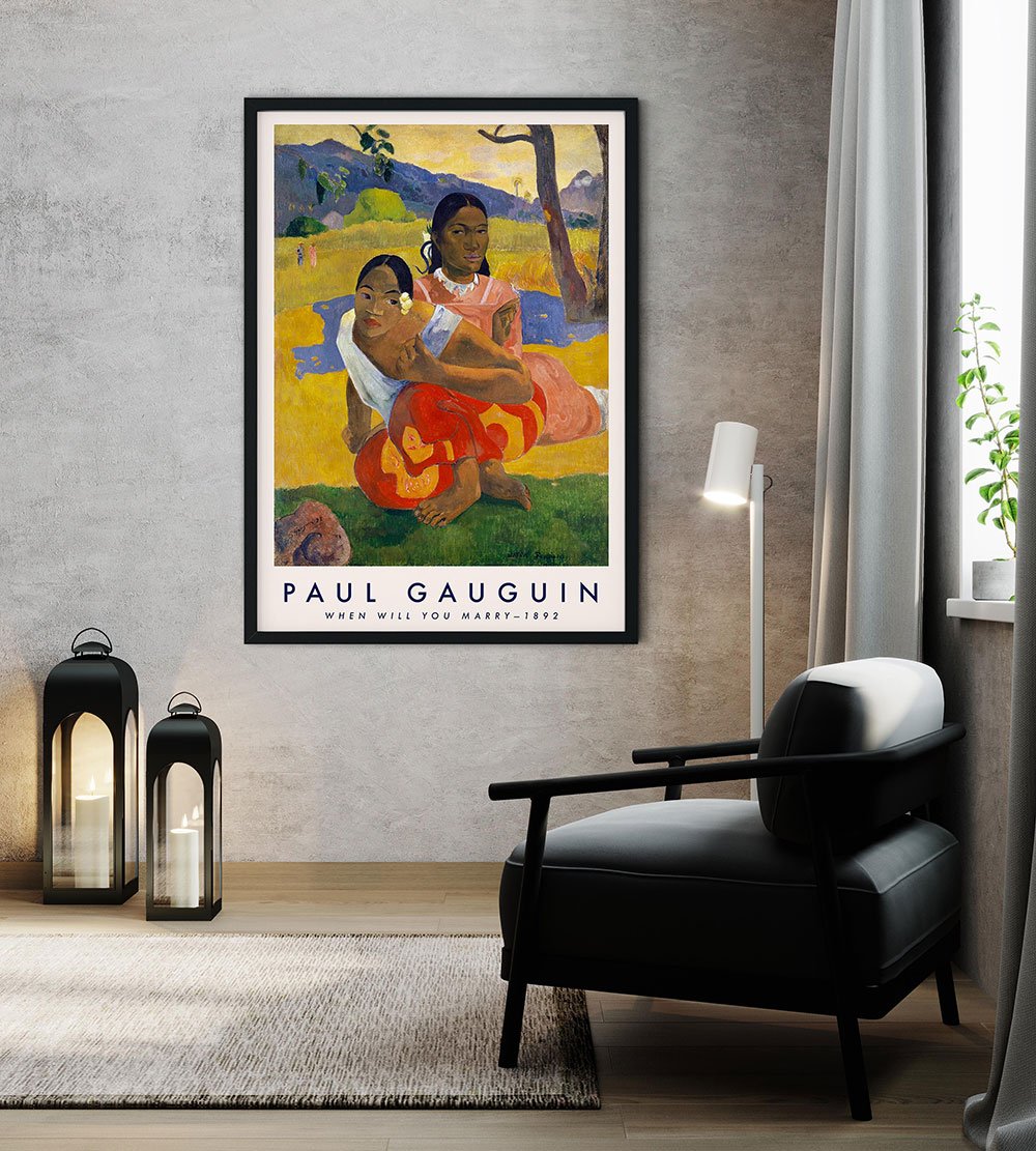 When Will You Marry by Paul Gauguin
