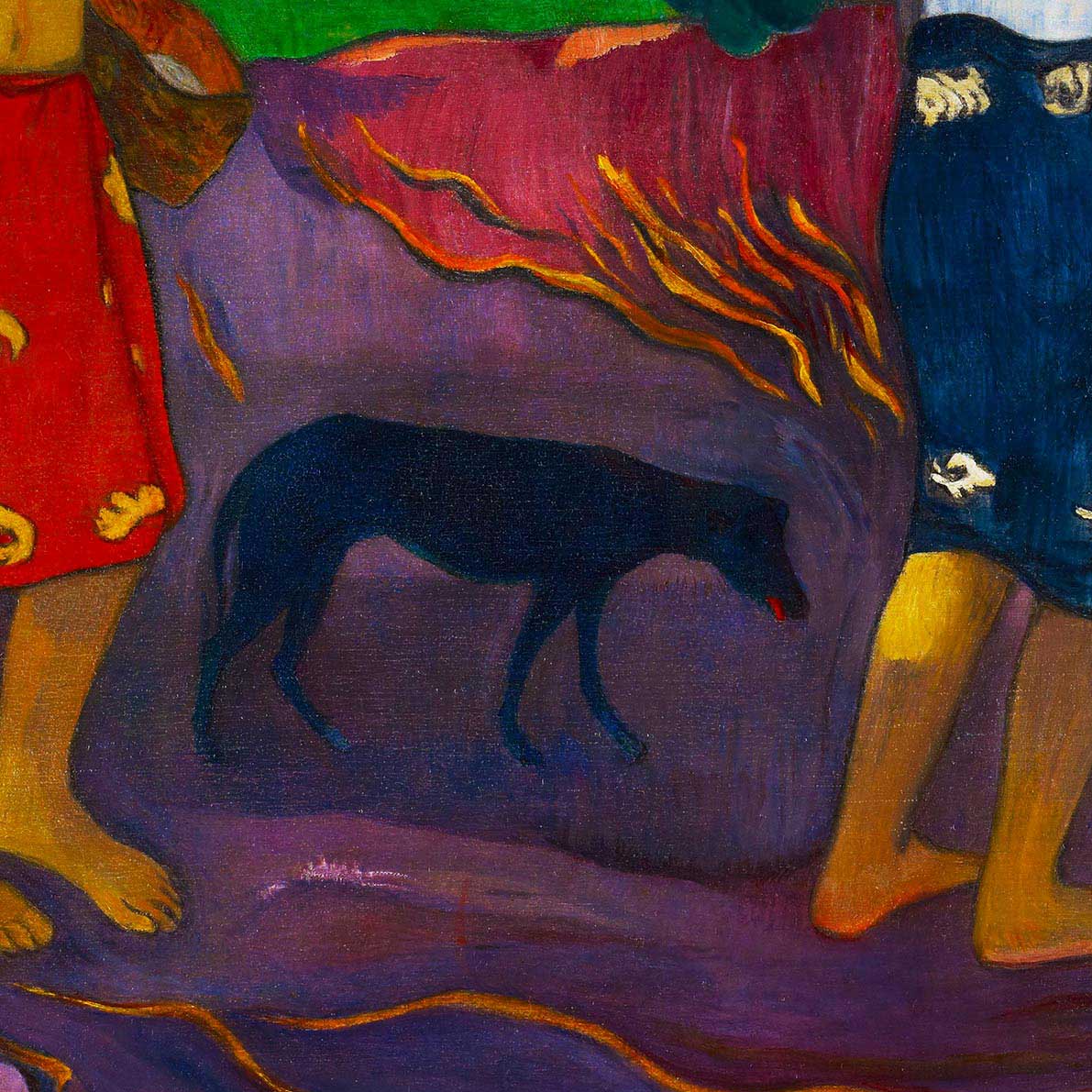 I Raro Te Oviri by Paul Gauguin