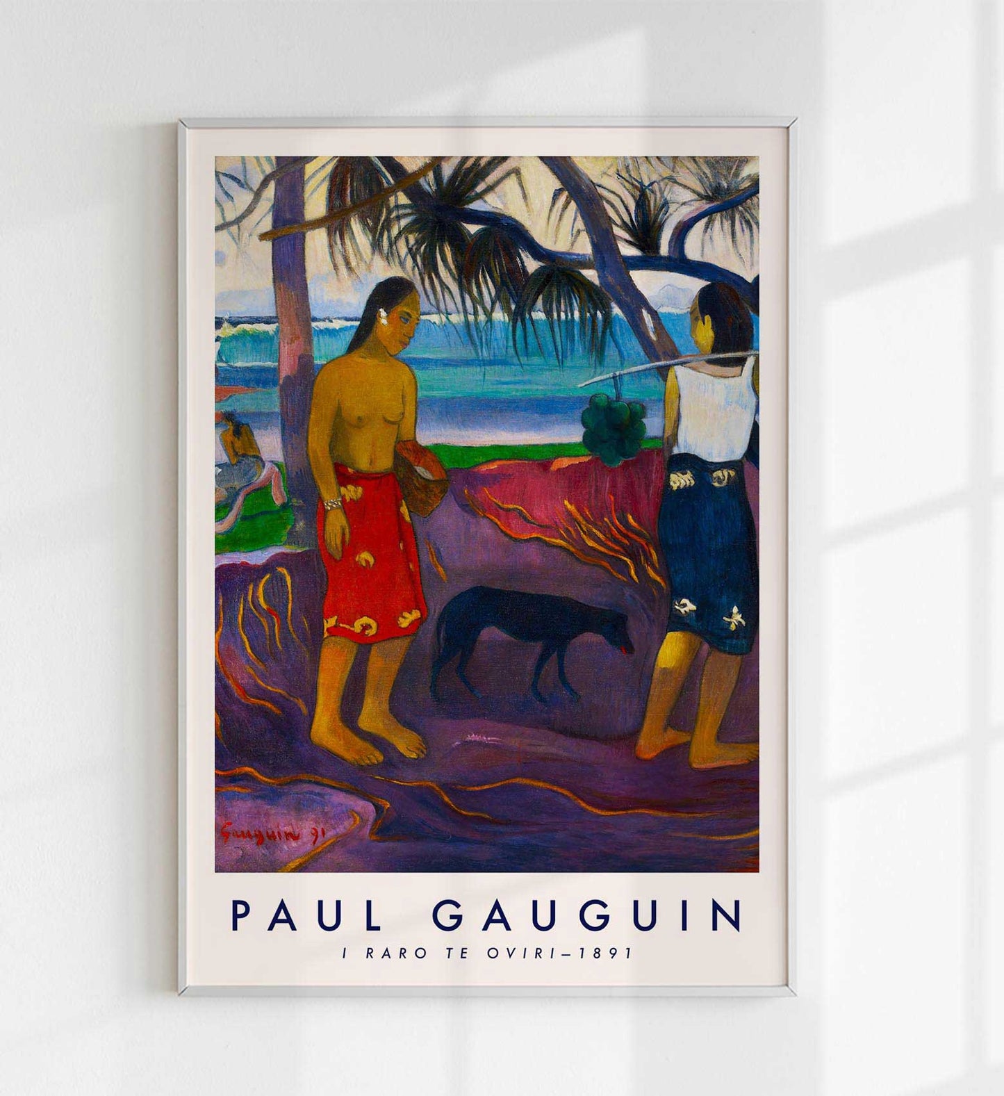 I Raro Te Oviri by Paul Gauguin