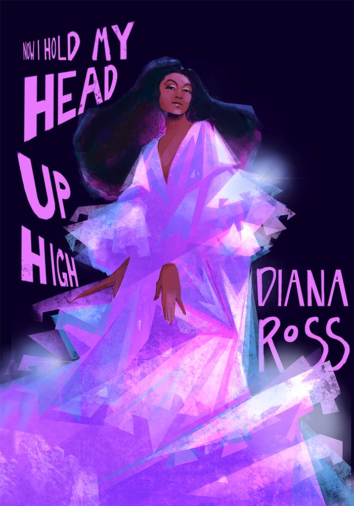 Diana Ross Art Poster