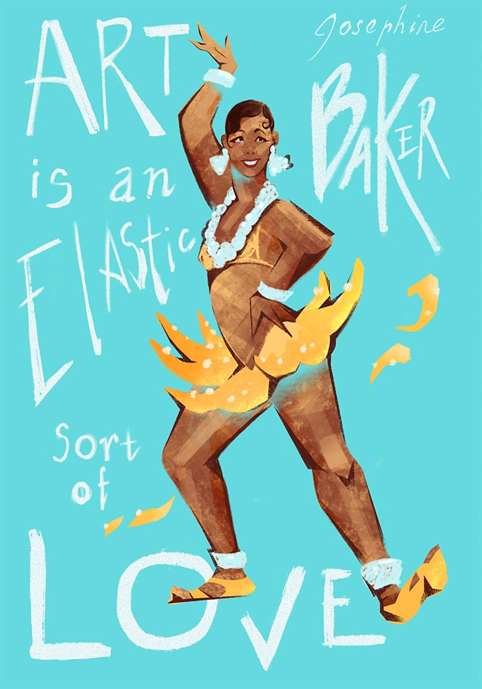 Josephine Baker Art Poster