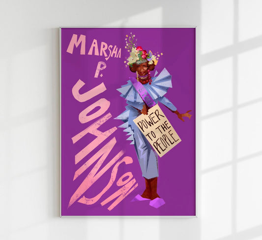 Marsha P. Johnson Art Poster