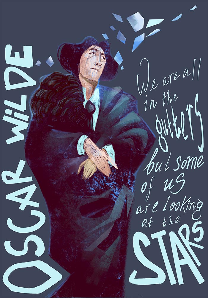 Oscar Wilde Art Poster