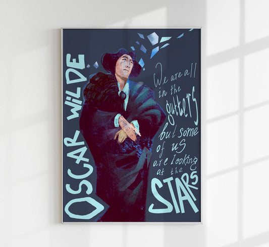 Oscar Wilde Art Poster