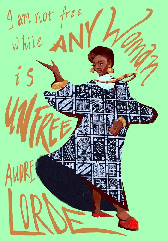 Audre Lorde Art Poster