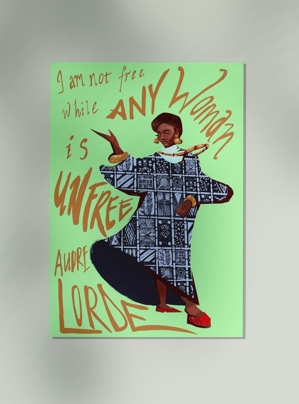 Audre Lorde Art Poster