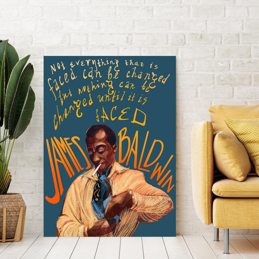 James Baldwin Art Poster