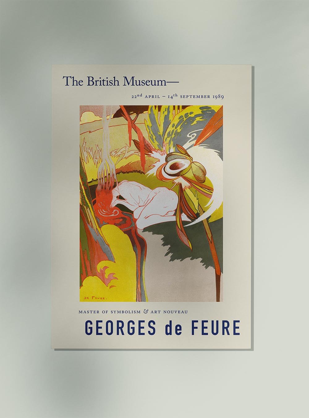 Georges de Feure La source du Mal Exhibition Poster