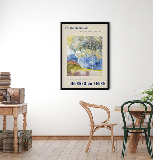 Georges de Feure Boomrijk Landschap Exhibition Poster