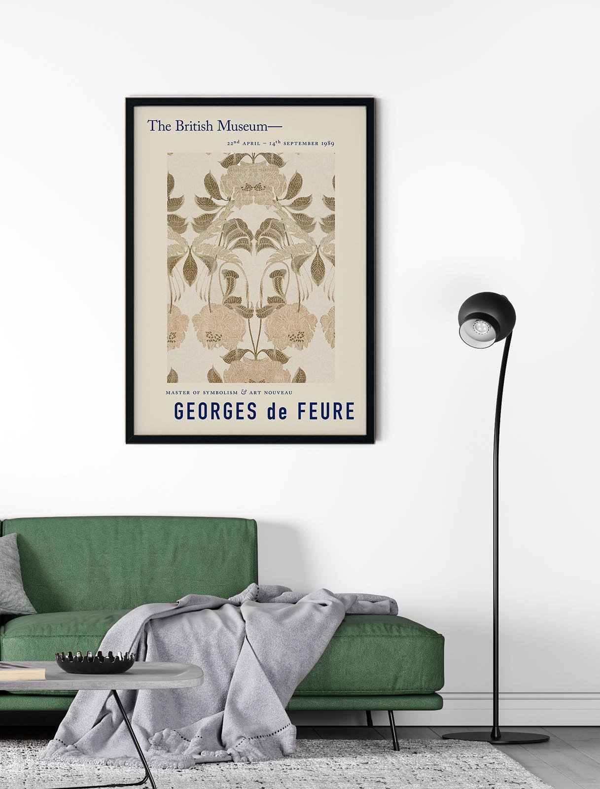 Georges de Feure Silk with Art Nouveau Design Poster