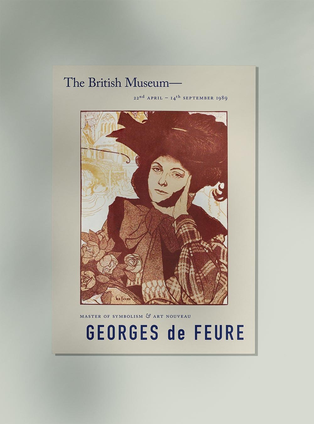 Georges de Feure Chansons d'Atelier Poster