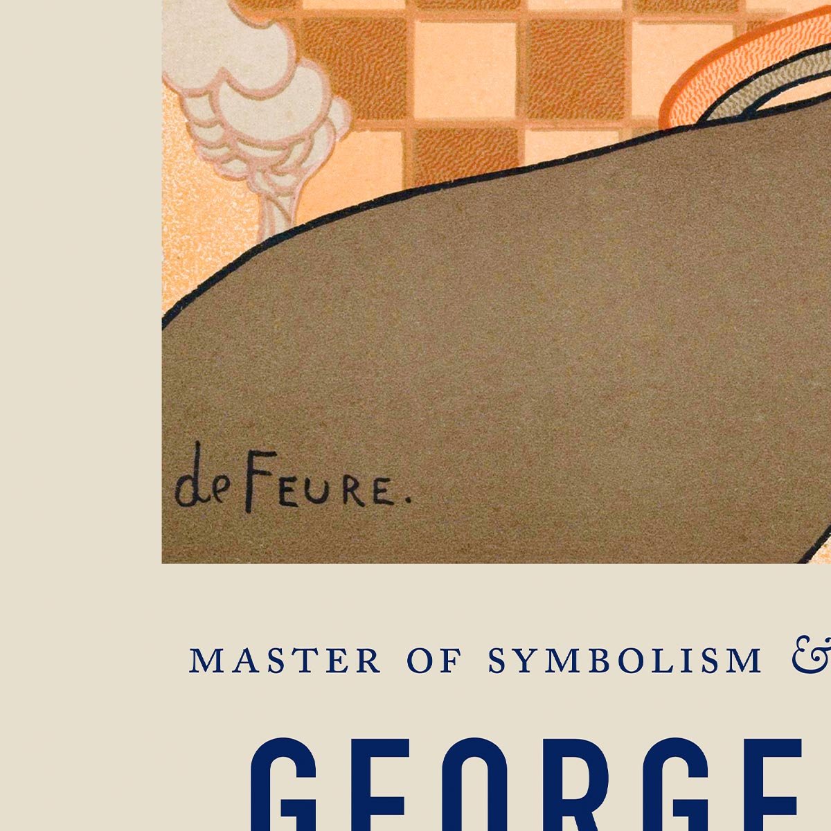 Georges de Feure New Year's Wish from Octave Poster