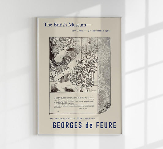 Georges de Feure Dinner Invitation Exhibition Poster