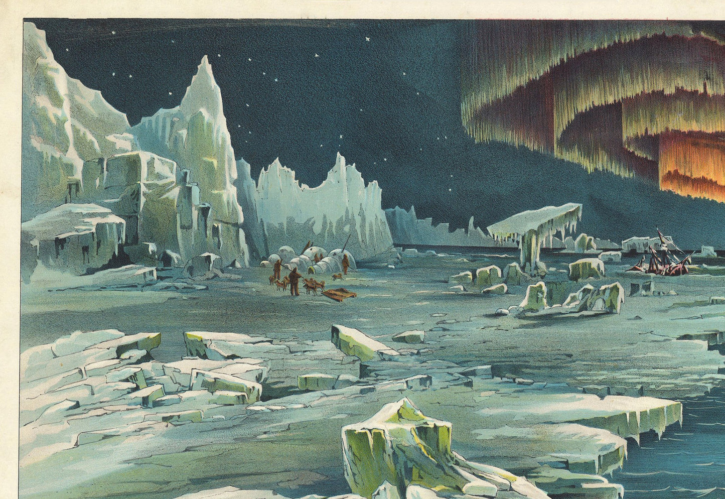Arctic Zone Poster - Vintage Science Illustration