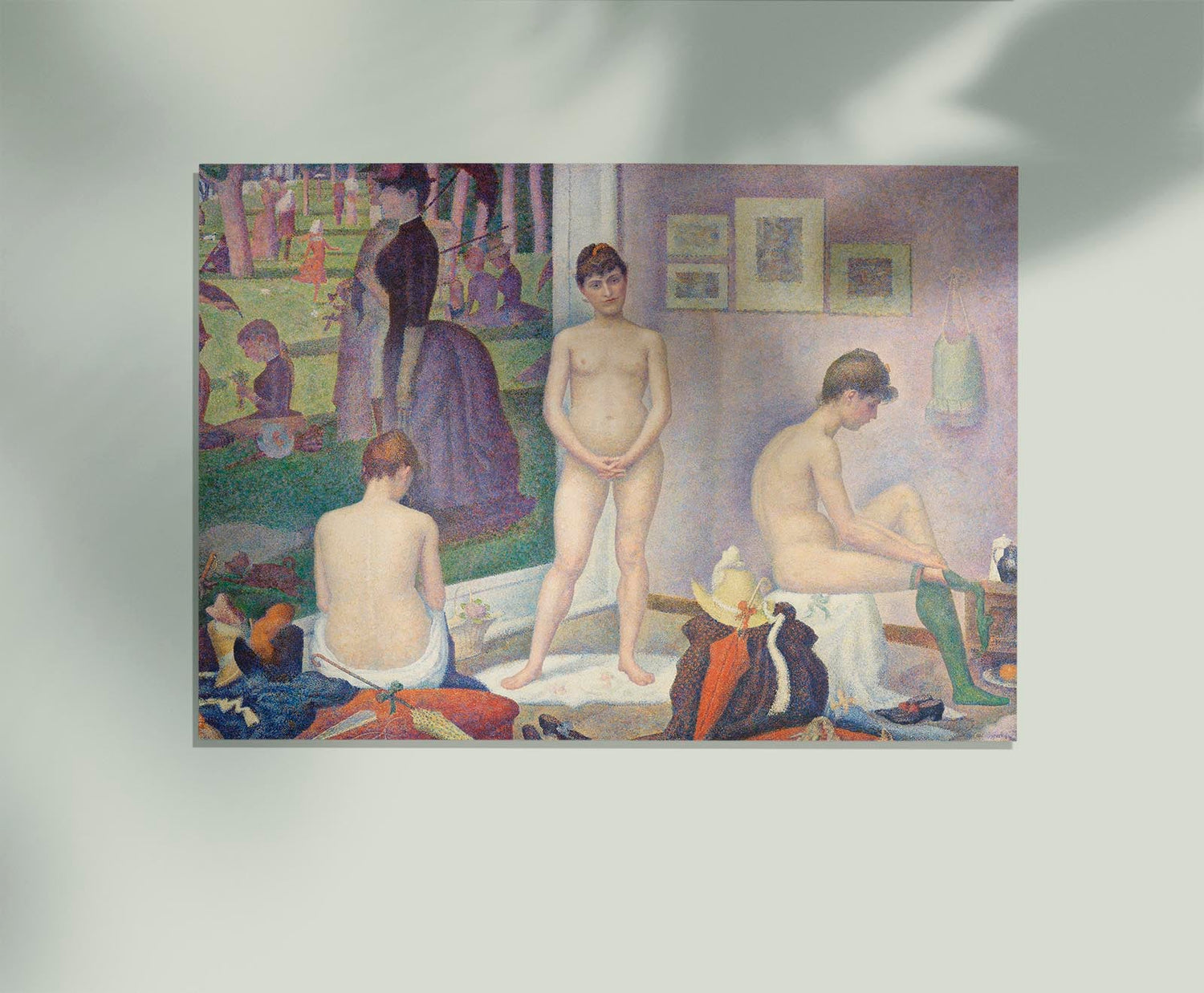 Georges Seurat Models "Poseuses" Art Print by Georges Seurat