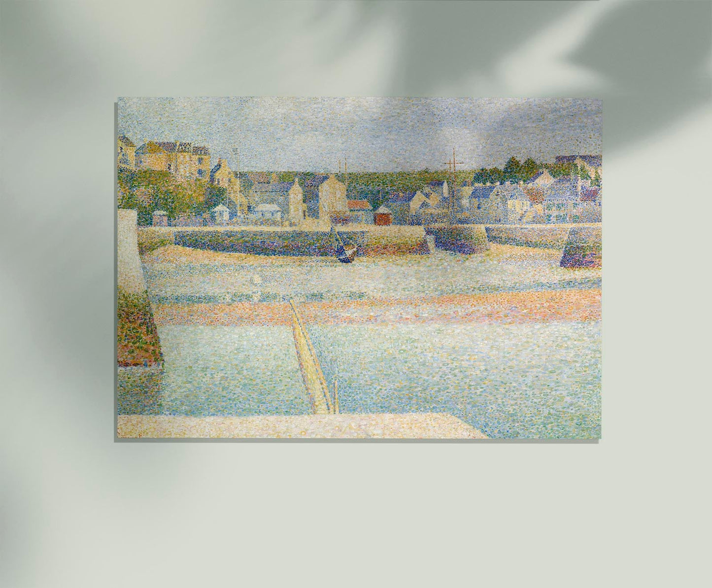 The Outer Harbor Art Print by Georges Seurat