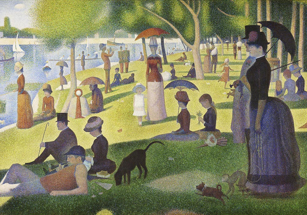 A Sunday on La Grande Jatte Art Print by Georges Seurat