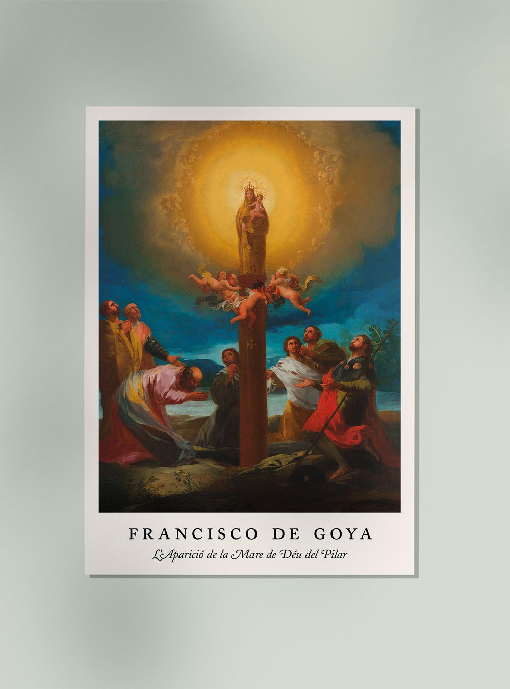 L'Apariciò de Mare de Déu del Pillar by Francisco de Goya