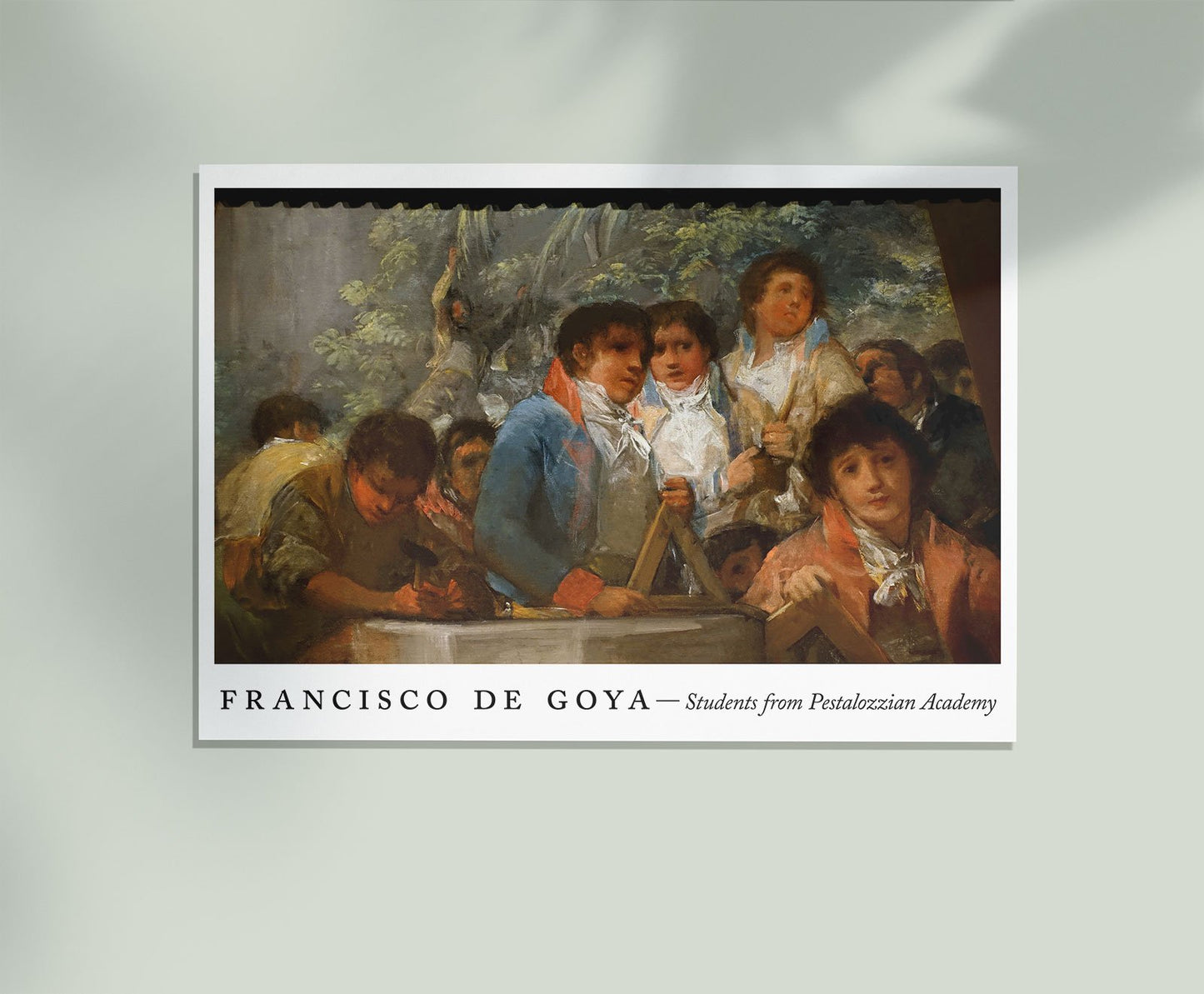 Students from the Pestalazzonian Academy by Francisco de Goya