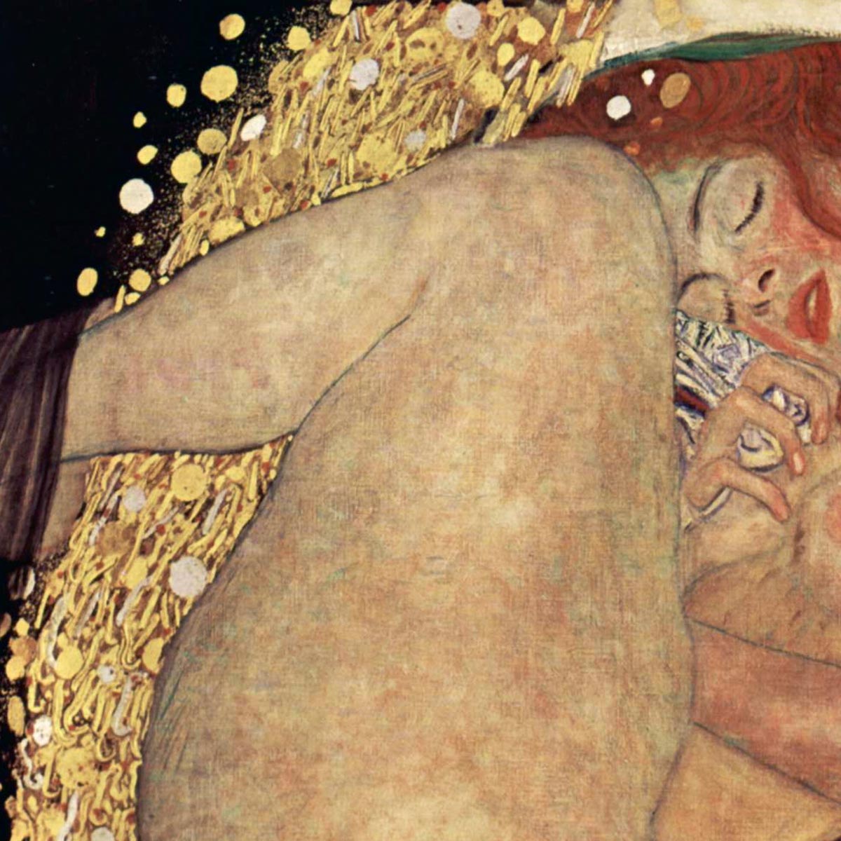 Danae Art Print by Gustav Klimt